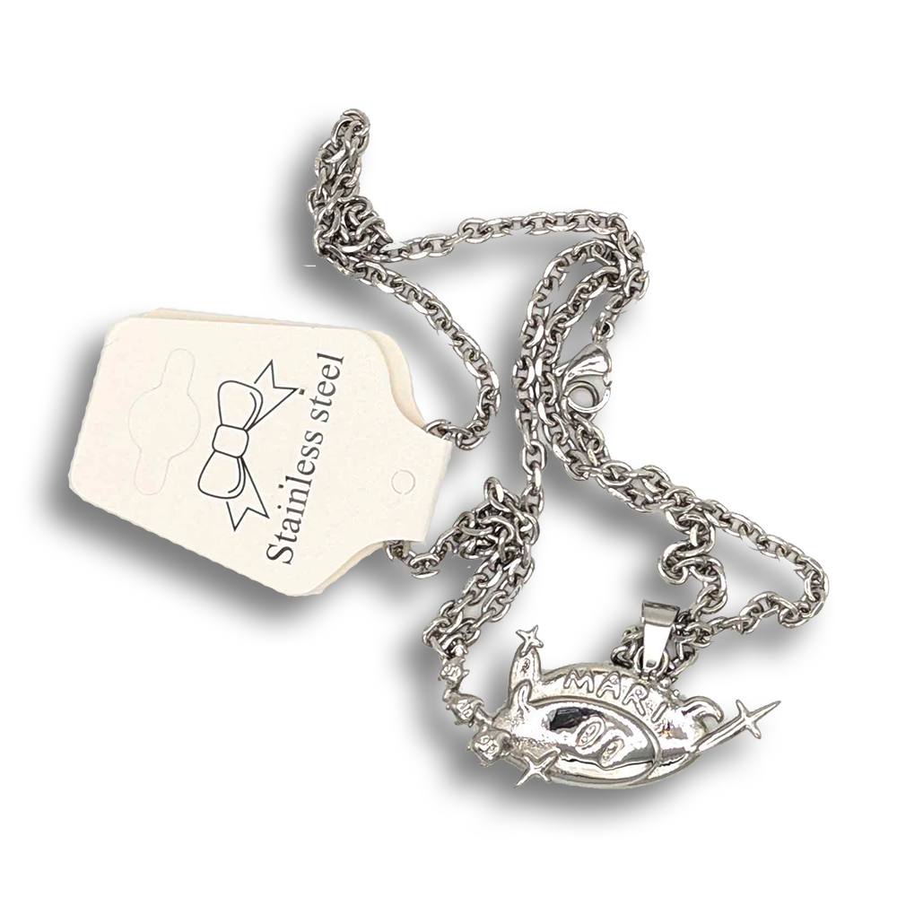 Mari | Silver Logo - Necklace