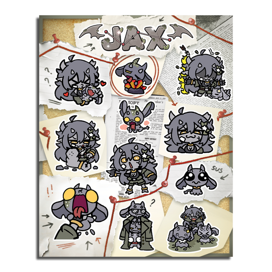 Jax | Tampered Evidence - Sticker Sheet