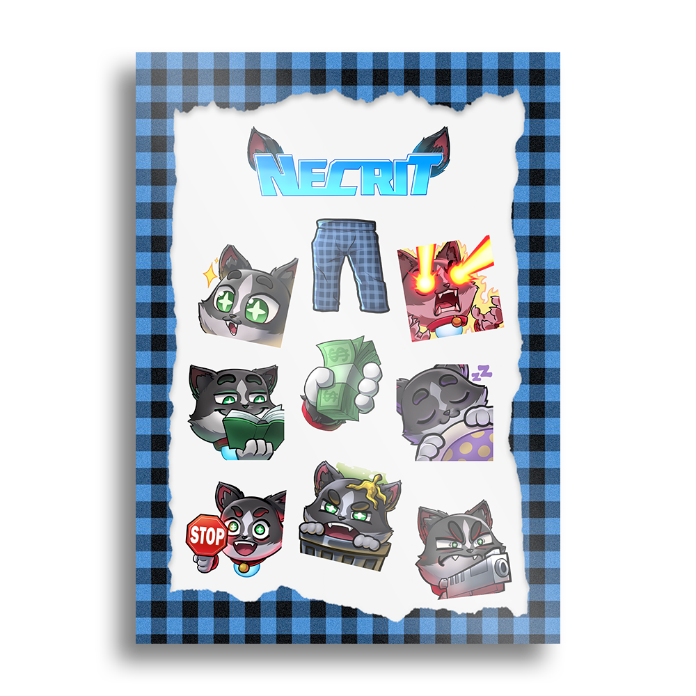 Necrit | Necrit’s Official Territorial Markers - Sticker Sheet